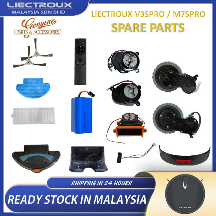 [READY STOCK] LIECTROUX V3SPRO M7SPRO SPARE PARTS SIDE BRUSHES MOP ...