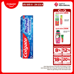Kem đánh răng Colgate Maxfresh hương bạc hà the mát 180g/tuýp