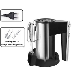 ArcticBreeze 5 Speed Electric Hand Mixer - Portable Baking Mixer For Cake Making Egg Whipping And Dough Beater Blender Kitchen Tool