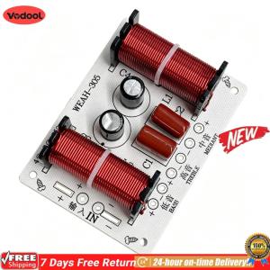[VODF] 3 Way Speaker Crossover 150W HiFi Speaker Frequency Divider Filter Module Circuit Treble Midrange Bass Module for Professional Or Home Use