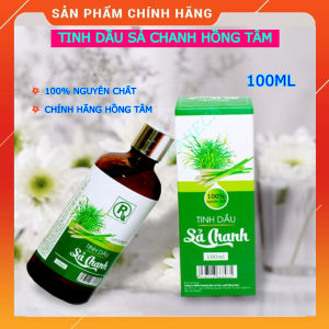 Tinh dầu Sả Chanh Nguyên Chất 100ml Hồng Tâm - Tinh dầu đuổi muỗi Thơm phòng Xông phòng - Chính hãng