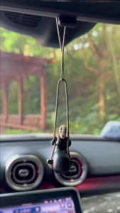 Anime Car Accessories of No Face Man Car Pendant Hanging Swing for Car Rear View Mirror Accessories