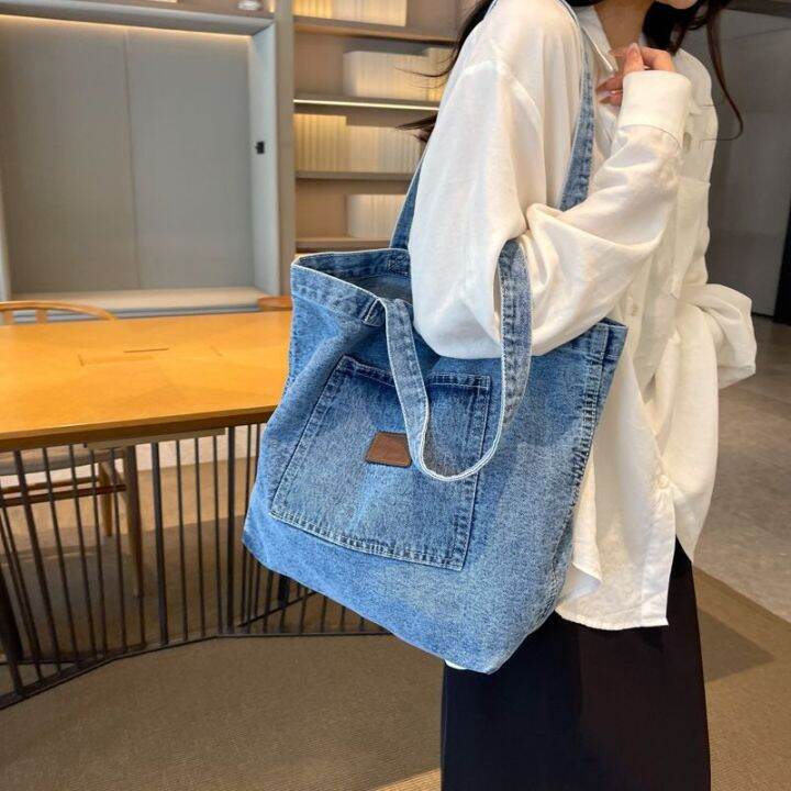 Denim deals bags online