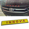 Toyota INNOVA Front hood Emblem badge sticker with GUIDE. 
