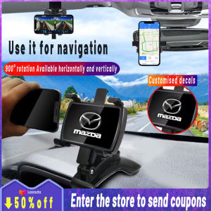 High quality Special support bracket for the car universal navigation seat for the centre console Dashboard car phone holder 360ºrotation cell phone holder mount rearview in car navigation For Mazda MAZDA3 MAZDA2 CX-5 CX-7 CX-9 Tribute BT-50 323 MAZDA6 B2