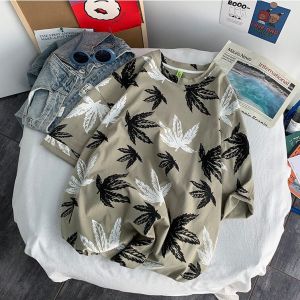 QDshop ✨เสื้อยืดลายเห่ห์ แหวกแนวในแล้วดูดีสุด ใส่ได้ทั้งผู้ชายแล้วผู้หญิง ดูดีเวอร์ ลายกัญแน่นๆ สุดปัง เท่ห์สุด☘️💫