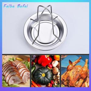 [Feibe Befei] Roasting Grill Stand Chicken Roaster Rack Kitchen Outdoor BBQ Tools Carbon Steel Non-stick Grilled Chicken Plate