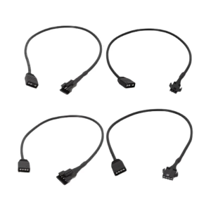 2 miếng 5v12v 4pin để sm4pin nữ argb dây mở rộng cho DeepCool/Lian li PC trường hợp và kết nối dây đèn LED