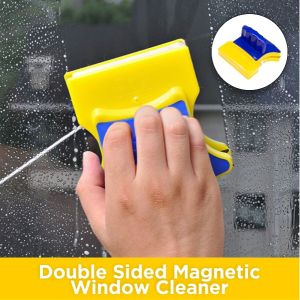 Double-Sided Window Cleaner Glass Wiper Magnetic Cleaning Tools Glass Cleaning Brush for Single Glazed Windows