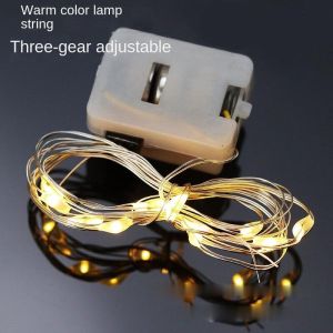 LED Lamp String Flower Cake Gift Box Decoration Christmas Party Decoration Battery Lamp Decoration