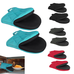 Chịu nhiệt găng tay lò nướng nonslip kẹp silicon cách nhiệt găng tay cho Baking nấu ăn phụ kiện nhà bếp