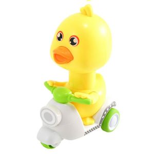 BU ของเล่นน้องเป็ดขี่รถ กดหัวรถวิ่ง ของเล่นเป็ดน้อยขี่รถ ของเล่นเด็ก ของเล่นเป็ด ของเล่น ของเล่นเด็กโต รถของเล่น Baby boy girl toy AS009