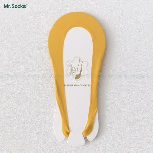 Tất tàng hình nữ đi giày cao gót Mr.Socks có đệm chống trượt chất liệu cotton thoáng khí cực êm chân - HOT-1801-1DOI