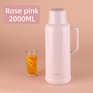 GIANXI Household Plastic Thermos Bottle Thermos Bottle Vacuum Insulated Kettle Container Hot Water Jug Glass Liner Pitcher 2L&3.2L