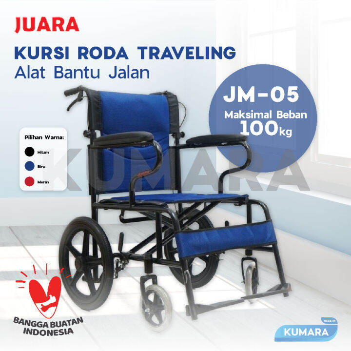 Juara Kursi Roda Semi Travel Jm Kursi Roda Traveling Lazada