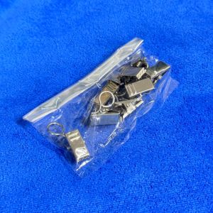 คลิปผ้าม่าน คลิปหนีบผ้าม่าน ที่หนีบผ้า เหล็กเงิน ที่จัดระเบียบ ตะขอ คลิปหมุด 10ชิ้น/ชุด