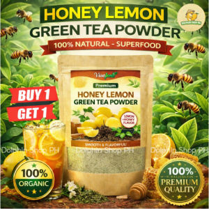 Honey Lemon Green Tea Powder Healthy Drink Low Calorie Daily Detox Drink Weight Management Refreshin