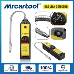MR CARTOOL T110 Automotive EVAP Smoke Machine, 12V Car Fuel System Leak  Tester Detector with Built-in Vacuum Pump & Pressure Gauge & Air Flow Meter