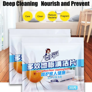 30/50 Pcs Multifunctional Floor Cleaner Dissolving Paper Cleaning Tablets Tile Floor Cleaner Powerful Cleaning