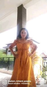 Dress Sabrina Serut Dada