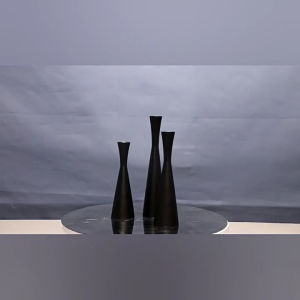 Luxurious Metal Holders Set Of 3 Taper Candlestick Stand Elegant Homes Wedding Dining Party Centerpieces Decors