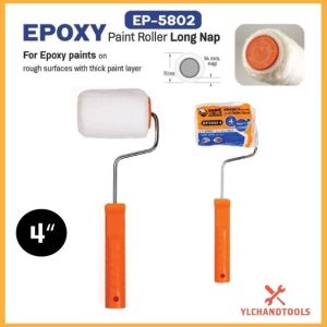 SOMIC Roller Paint 2 IN 1 10"/ 4" | Epoxy Paint Roller Long Nap 10"/ 4" | ROLLER BRUSH/ CAT ROLLER/ROLLER CAT