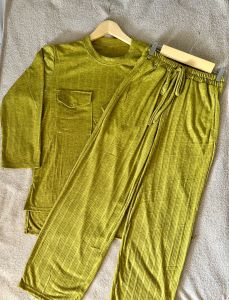 Setelan Wanita Lyodra Model Terbaru Motif Salur Kecil Knitt