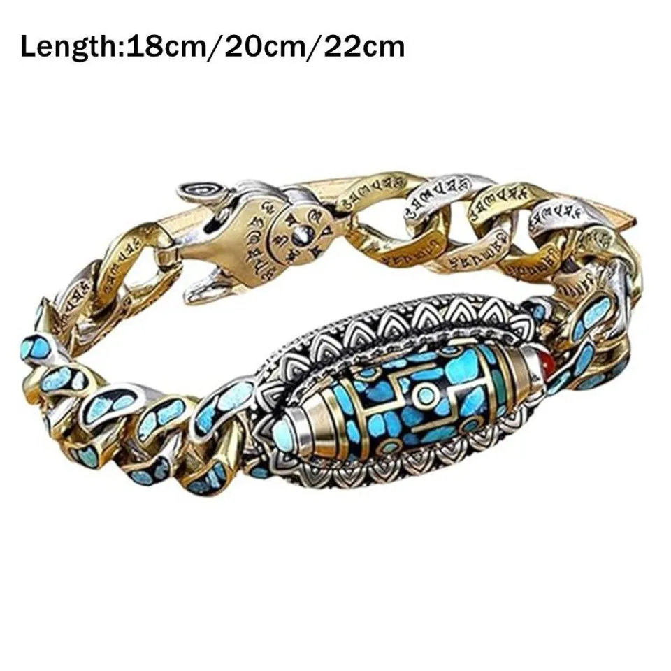 European Style Authentic Tibetan Silver-Charm Bracelet I Love You