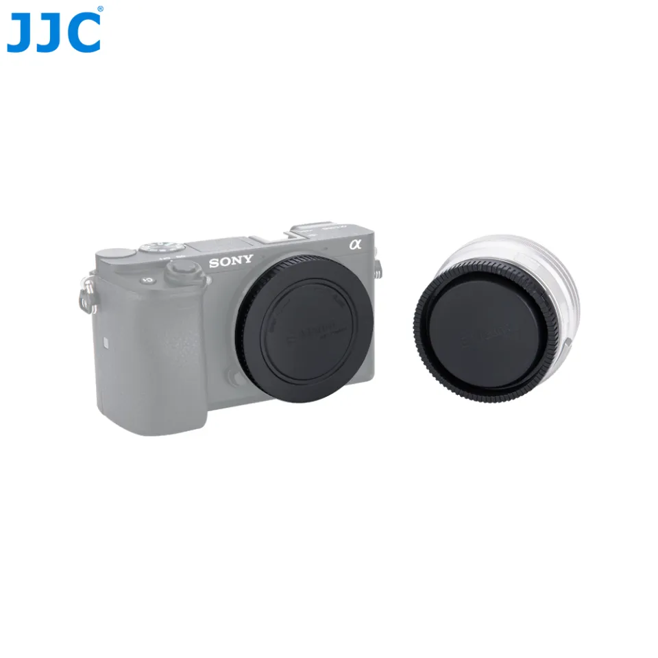 Rear Lens Cap & Front Body Cover For Sony E-Mount NEX, A7, A6000 Series Cameras
