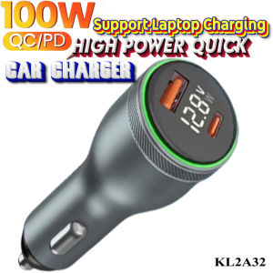 Aigoo 100W Dual Fast Charger Type-C + USB charging for i13 12 Pro Max Mini Samsung S21 U+C