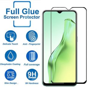 SAMSUNG M15 5G SAMSUNG M14 5G SAMSUNG M12 SAMSUNG A12 SAMSUNG A22 4G SAMSUNG A22 5G TEMPRED GLASS FULL LEM ANTI GORES KACA CLEAR BENING LIST HITAM TEMPERED FULL COVER SCREEN GUARD PELINDUNG LAYAR