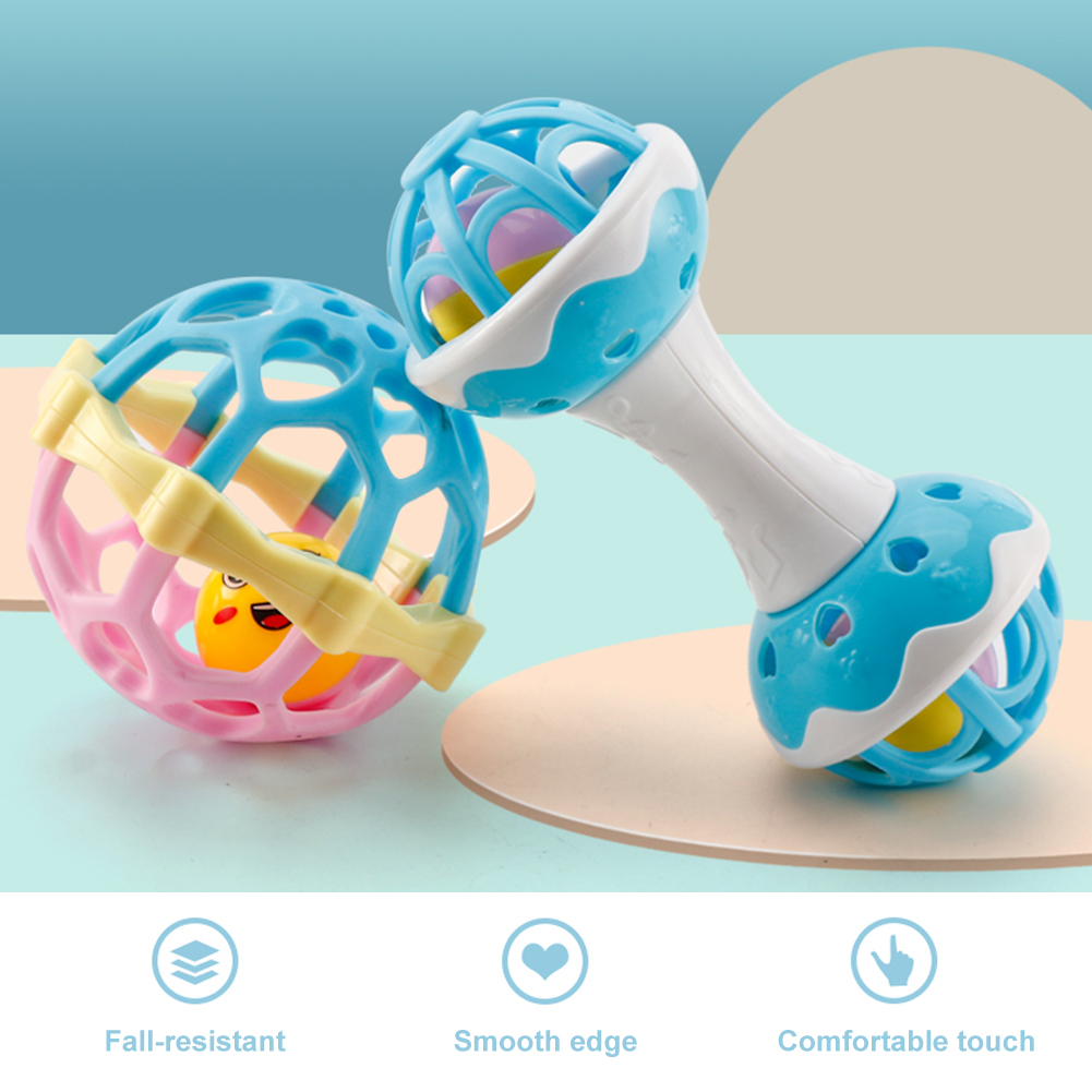 ของเล่นประเภทเขย่าแล้วมีเสียง [GIO Store] ของเล่นเด็ก0-12เดือนของเล่นจับหลุมลูกของเล่นทารกแบบเขย่าของเล่นซิลิโคน