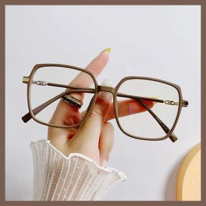 GUK Kacamata Anti Radiasi Persegi Kacamata Style Korea Bingkai Retro Petak Eyeglasses Anti UV K36 COD
