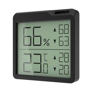 Mini Digital Temperature Humidity Monitor High Accuracy ABS Housing Compact Design For Baby Room Pet Space Indoor Use
