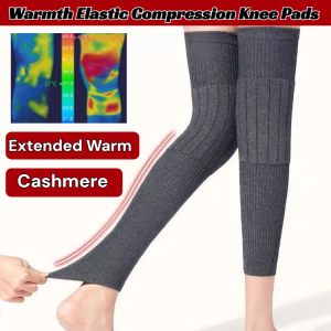 [Keep Warm/Relieve Joint Pain] Extended Warm Cashmere Knee Pads With High Elasticity Protect Joints Super Elastic Non-slip Warm Knee Pads