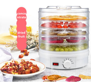 Dryer Fruit Household Dryer Machine 5 Layers Fruit and Vegetable Dehydrator Machine Drying Air-Dried
