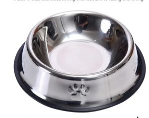 Durable Rust-Resistant High Quality Stainless Steel Non-Slip Pet Food Bowl Dog Cat Versatile Bowl