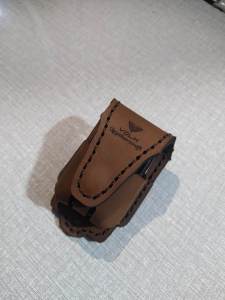 Bungkus Zippo + Zippo Replika Pouch Premium 100% Genuine Leather