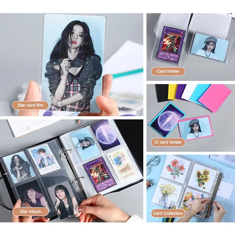 Lomo Card Protector Sleeves Kpop Photocard Protector Sleeve Hard Card  Sleeves Photocard Toploader