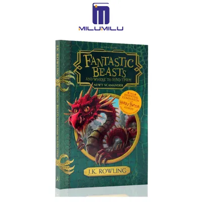 Fantastic beasts and where to find them: hogwarts library book Paperback by JK Rowling Original English books