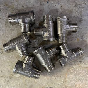 Tee Shower 1/2 Inch STAINLESS 304 DRAT LUAR DALAM T Kran Bidet Toilet