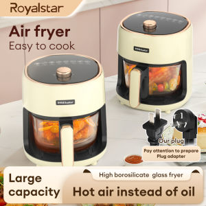 Royalstar Air Fryer Cooker Household Multi-functional 8 Menus Oil-Free Healthy Cooking 3.5L