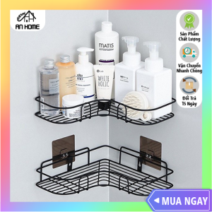 Kệ Góc Nhà Tắm Dán Tường ANHOME Kệ Dán Tường Nhà Tắm Siêu Dính Kệ Để Đồ Nhà Bếp Bằng Thép Không Gỉ Đa Năng Chịu Lực Tốt