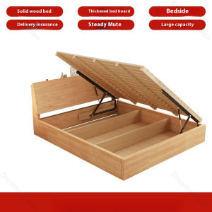 [CozyNest ]Solid Wood Tatami Bed Frame Large-Capacity Storage Bed Modern Platform Bed Simplicity Tatami Bed