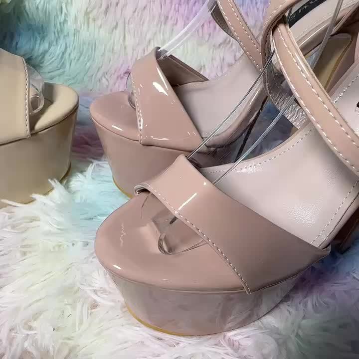 Korean fashion Pageant heels Very High Heel glossy (above cm)  #918-5 Walking Shoes Shoes Lazada PH