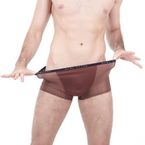 Quần lót nam Boxer xuất Nhật JP01 chất thun lạnh thoáng mát quần xì nam lưới thun mỏng quần sịp đùi nam co giãn 4 chiều thấm hút mồ hôi cực tốt