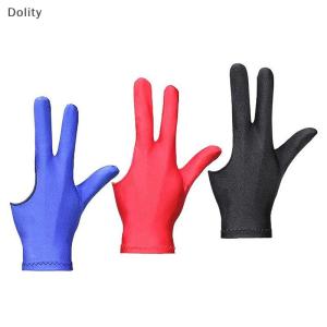 🎄【Special price】Dolity Three-finger Gloves Pool Gloves Left Hand Average Size Billiard Supplies Smooth Biliardo Guanti Snooker Billiard Glove
