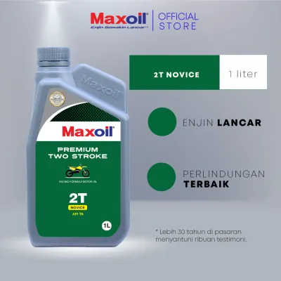 𝐌𝐀𝐗𝐎𝐈𝐋 2T Novice Premium Two Stroke API TA -1L