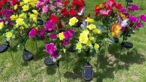 xpkQ LED Azalea Solar Flowers Lights Wild Flowers Creative Garden Lights Simulated Waterproof Landscape Lawn Lamp Pathway Patio B8T9H