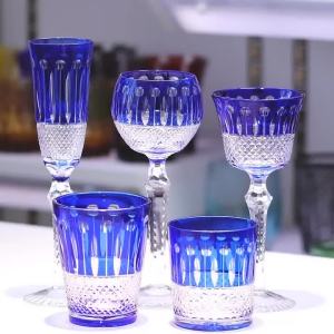 Sacesr European Goblet Glasses Creative Champagne Wine Glasses Handmade Crystal Glass Home Drinkware Party Festival Accessories B3K9H
